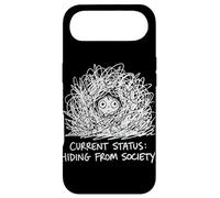 Current Status Hiding From Society Funny Hiking Camping Case for iPhone Air