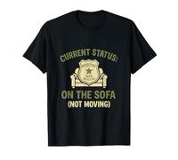 Current Status On The Sofa Funny Introvert Badge T-Shirt