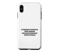Current Status One Minor Inconvenience From Feral Case for iPhone XS Max