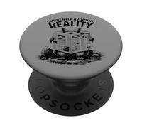 Currently Avoiding Reality Introvert Fox Animal PopSockets Adhesive PopGrip