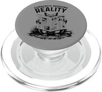 Currently Avoiding Reality Introvert Fox Animal PopSockets PopGrip for MagSafe