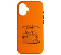 Currently Avoiding Reality Vintage Introvert Fox Graphic Case for iPhone 16