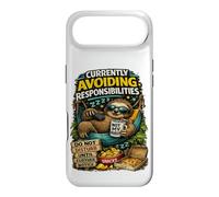Currently Avoiding Responsibilities Funny Sloth Humor Quote Case for iPhone Air