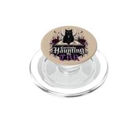 Currently Haunting My TBR Dark Academia Reading Cat PopSockets PopGrip for MagSafe