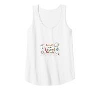 Currently in My Second Grade School Adventure Tank Top, Women, White, L