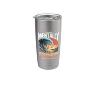 Currently Mentally Offshore Good Luck Reaching Me Surf Stainless Steel Insulated Tumbler