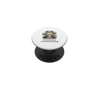 Currently Overthinking Frog Coffee Mental Health PopSockets Adhesive PopGrip