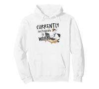 Currently Pretending to Work Funny Goose Pullover Hoodie
