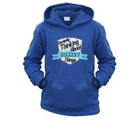 Currently Thinking About Donkey Kids Hoodie [Royal Blue XL]