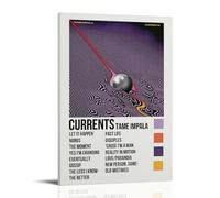 Currents-Tame ImpalaWaterproof Posters Wall Art Posters Waterproof Home Printing Moisture-proof Easy to Install And Fade ResistantFrame-style20x30inch(50x75cm)