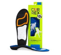 CURREX PICKLEBALLPRO Insoles for Pickleball Shoes - Arch Support Inserts w/Super Grip Surface & Premium Heel Cushioning, Helps Improve Foot Stability - for Men & Women- High Arch, Blue, M