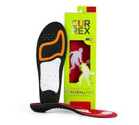 CURREX PICKLEBALLPRO Insoles for Pickleball Shoes - Arch Support Inserts w/Super Grip Surface & Premium Heel Cushioning, Helps Improve Foot Stability - for Men & Women- Low Arch, Red, XS