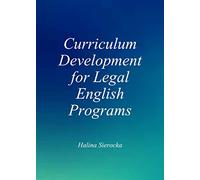Curriculum Development for Legal English Programs