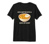 Curry Bowl Rice Food Lover Premium T-Shirt