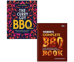 Curry Guy BBQ By Dan Toombs & Weber's Complete BBQ Book By Jamie Purviance 2 Books Collection Set