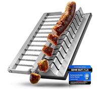 Curry Master Premium Curry Sausage Slicer, Quick & Even Sausage Slices, Durable Joints + Sharp Blades, Sausage Cutter, Stainless Steel