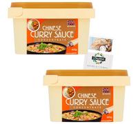 Curry Sauce Bundle with Goldfish Original Chinese Curry Sauce Concentrate 405g 2 Pack + Brightdale Kitchen Booklet