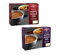 Curry Sauce Powder Mix - Chinese Takeaway Style, 1 Extra Hot + 1 Medium, 255g | Quick & Easy | 2-Pack
