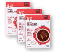 CURRYiT Preservative Free Kashmiri Rogan Josh, Indian Chicken & Lamb Curry Paste | PACK OF 3 | Indian Food Cooking Sauce | Non-GMO | Gluten Free | Ready to Cook Simmer Sauce | Just Add Meat