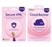 Currys Cloud Backup (4 TB, 3 years) & Secure VPN (1 year subscription, Download) Bundle