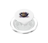Curse Like a Witch on a Cauldron PopSockets PopGrip for MagSafe