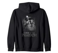 Curse Of The Pharaoh Mummy Egyptology Ruins Zip Hoodie