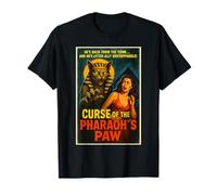 Curse of the Pharaoh’s Paw Funny Cat Horror T-Shirt