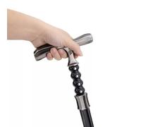 Curse Power Walking Stick, Dark Magic Cane with Cursed Motif, Decorative Straight Grip for Men Women Cosplay Costume Prop(Black)