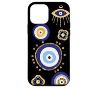 Curse Protection All Seeing Evil Eye Black Phone Case for iPhone 12 mini