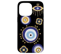 Curse Protection All Seeing Evil Eye Black Phone Case for iPhone 14 Pro Max