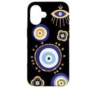 Curse Protection All Seeing Evil Eye Black Phone Case for iPhone 16