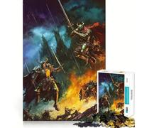 Cursed Battlefield 1000 Piece Jigsaws for Teenagers Sharp Logic Sharp Edge Family Activity (38x26cm)