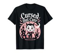 Cursed But Adorable Cartoon Costume Cute Halloween Vampire T-Shirt