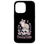 Cursed But Cuddly Capybara Roses Case for iPhone 14 Pro Max