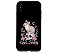 Cursed But Cuddly Capybara Roses Case for iPhone XS Max