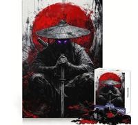 Cursed Japanese Samurai 1000 Piece Jigsaws for Teenagers Puzzle Creative Play Fine Thick Real Challenge (38x52cm)