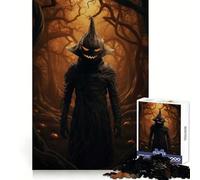 Cursed Pumpkin King 1000 Pieces Jigsaws Adults Puzzles Think Smart Bright Print Home Activity Unique Gift (50x75cm)