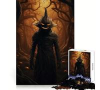 Cursed Pumpkin King Jigsaw Puzzles 1000 Piece for Teenagers Cognitive Skill Clear Color Fun Challenge Home Accent (38x26cm)