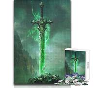 Cursed Sword 1000 Adult Pieces Jigsaw Puzzle Educational Fun Learning Activity Game Perfect Thoughtful Gift for Any Occasion Size 50x75cm