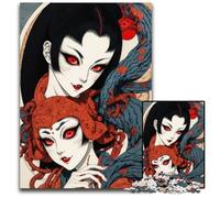 Cursed Twin Sister JigsawPuzzle 1000 Pieces for Adults Paper Jigsaw Brain Challenge Game for Teenagers Family Interaction 1000 PCS(38x26cm)