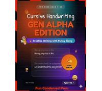 Cursive Handwriting Gen Alpha Edition