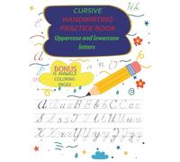 CURSIVE HANDWRITING PRACTICE BOOK: Uppercase and lowercase letters