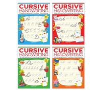Cursive Handwriting - Superpack Level 1: Practice Workbooks For Children (Set of 4 Books): Small Letters, Capital Letters, Joining Letters and Word Family