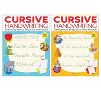 Cursive Handwriting - Superpack Level 2: Practice Workbooks For Children (Set of 2 Books): Everyday Letters and Sentences