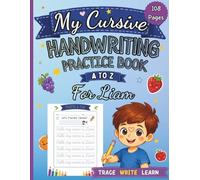 cursive handwriting workbook: Cursive Practice for Preschool, Kindergarten and Early Learners (letter tracing workbook for kids)