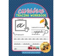Cursive Handwriting Workbook for 3rd 4th 5th Grader: Alphabet Letter Cursive Tracing Book, Cursive handwriting workbook for kids, Cursive writing practice book