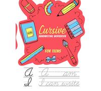 Cursive Handwriting Workbook for Adults and Teens: Calligraphy English jokes left-handed workbooks- Scripts learning tracing, exercises Learn, ... homeschooling family teens workbook