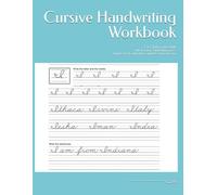Cursive Handwriting Workbook: For Children and Adults with Tracing, Self Writing Space, Step by Step Explanations and Directional Arrows - Zaner-Bloser Alphabet