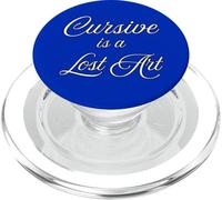 Cursive Is a Lost Art Vintage Fading Handwriting Beauty Fun PopSockets PopGrip for MagSafe