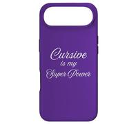 Cursive Is My Super Power Handwriting Humor Pun Fun Case for iPhone Air